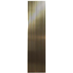 Kosche Akustikpaneel LuxLine, gold, 240 x 56,1 x 1,9 cm, mit schwarzem Filz, , Stück