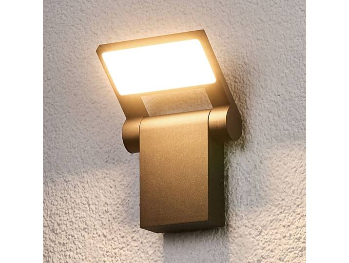 Marius LED Außenwandleuchte Graphite - Lucande - Modern - Metall - Einflammig