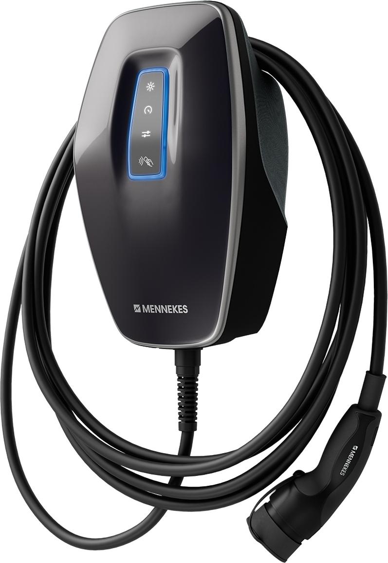 Wallbox AMTRON 4YOU 560 11kW 3-phasig MENNEKES mit schwarzem Cover