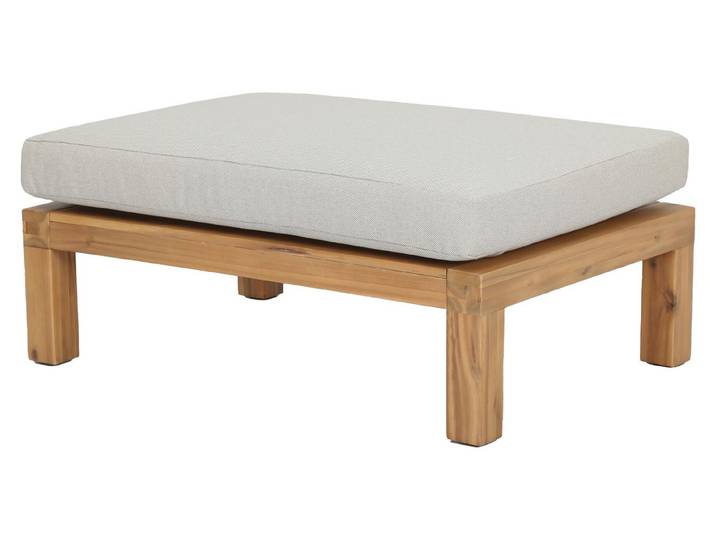 Relax Garten : Tabouret/Table d'appoint en bois d'acacia\, couleur naturel/sable