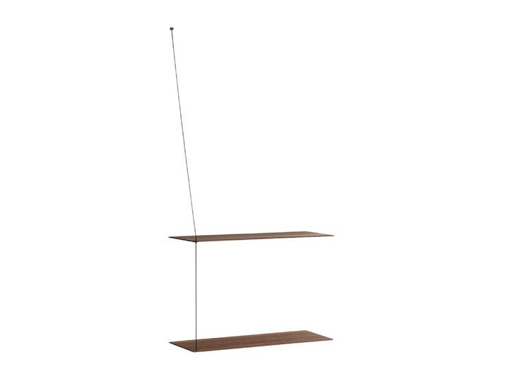 Woud Etagère Stedge 60 cm Chêne fumé