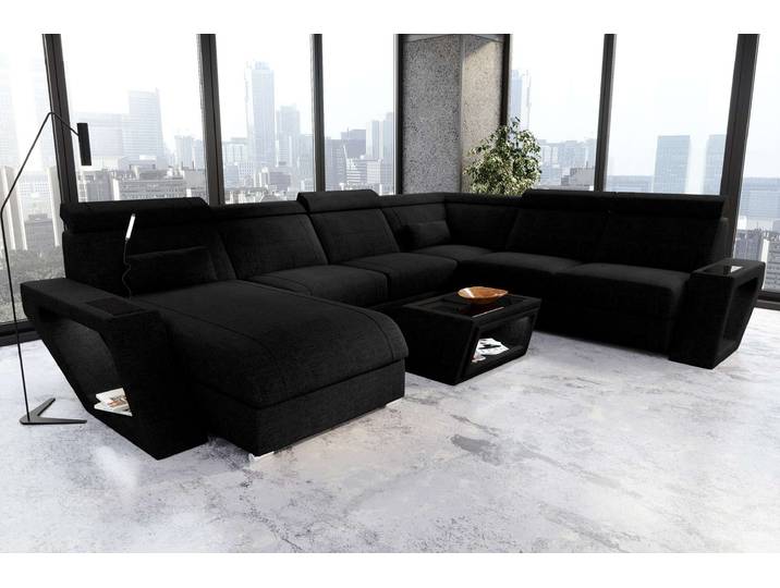 XXL Wohnlandschaft Catania Stoffsofa