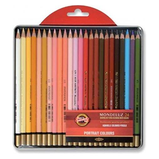 Koh-i-Noor Mondeluz 24 Farben Porträtstifte (174934) (24x) (174934)