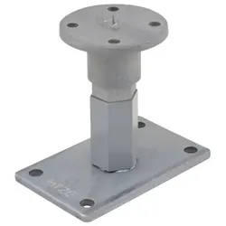 Pfostenträger PTP easy Stecksystem Z "CE", Verstellbereich 141 - 201mm, zinip