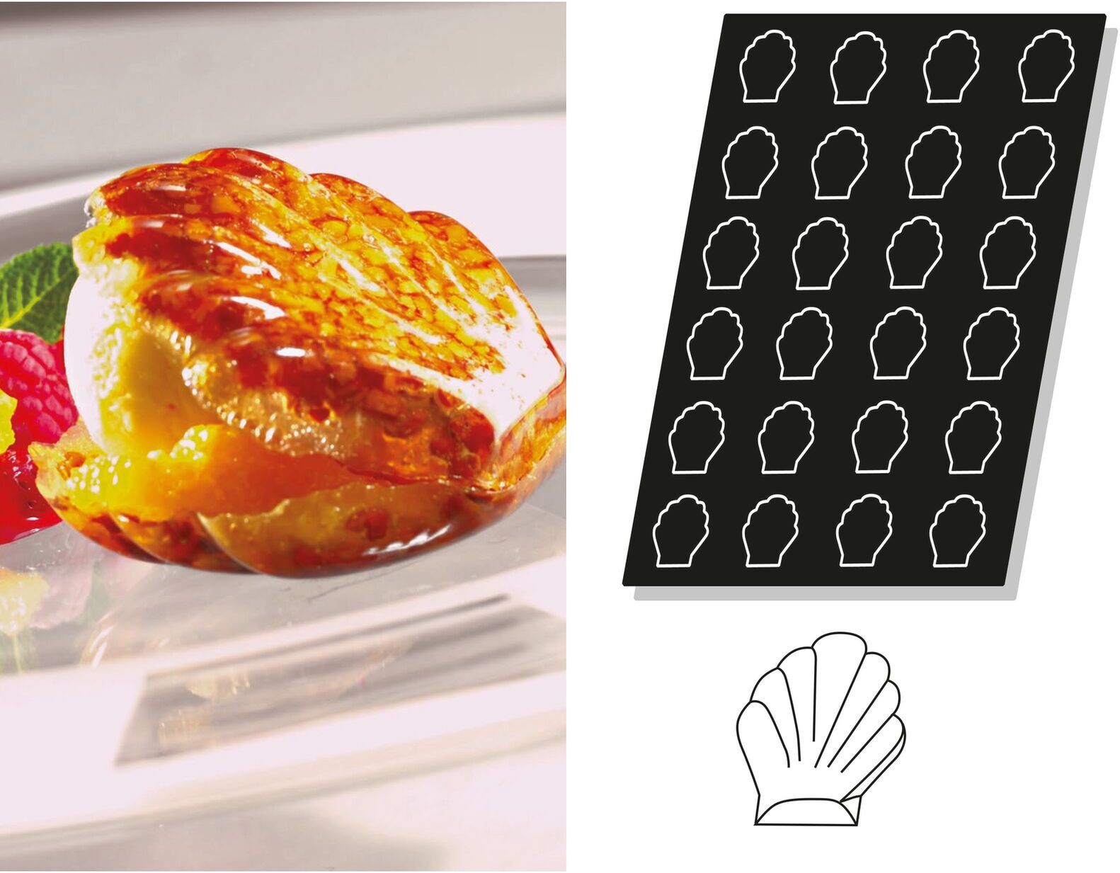 Paderno Stampo Flexipan multiplo Conchiglie