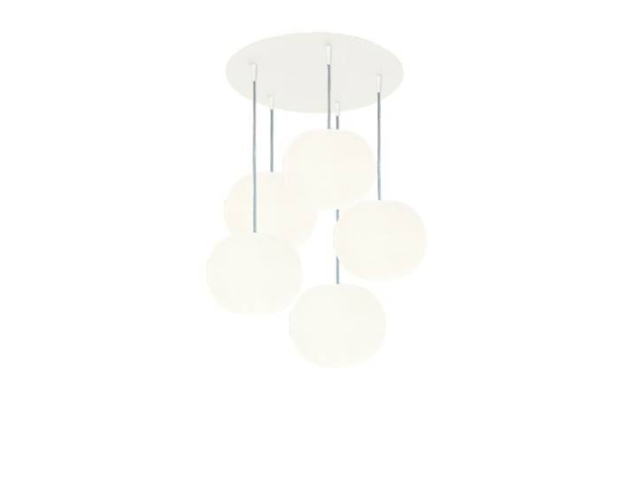 Casablanca Pendelleuchte Acai Rondell, rund, aus Glas, deutsche