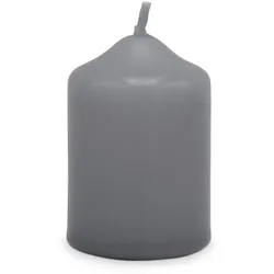 Votivkerze Getaucht 4tlg. Wachs Grau