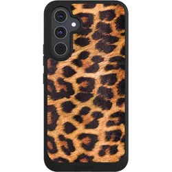 Nivocase Handyhülle für Samsung Galaxy A54 5G Hülle NIVOpure Case Schwarz Animalprint Fell Leopard (Samsung Galaxy A54 5G), Smartphone Hülle, Schwarz
