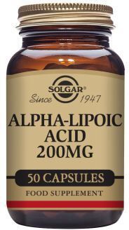 Solgar Acido Alfa Lipoico 200 mg 50 Cápsulas