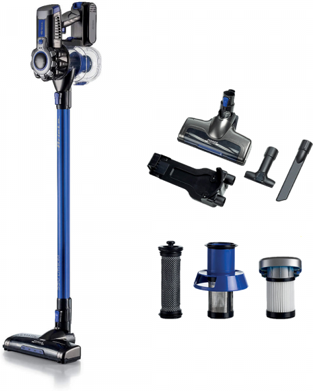 Ariete Lithium blau - Kabelloser Akku-Staubsauger - Lithium-Akku 22.2 V/ 2.2 Ah