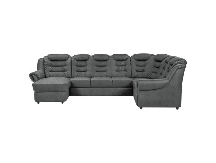 Wohnlandschaft Boston Dunkelgrau Chenille