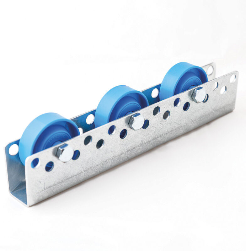 B2B Partner Universal-Rollenschiene, Tragfähigkeit 10 kg, Teilung 50 mm