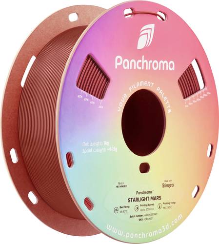 Polymaker CA02017 Panchroma Starlight Filament PLA Mehrfarbig, Farbwechsel 1.75mm 1000g Starlight Mars, Rot 1St.