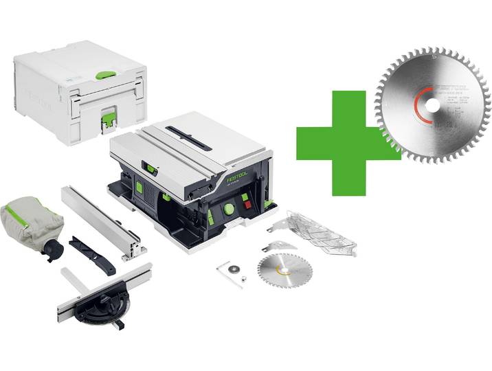 Scie circulaire de table sans fil Festool CSC SYS 50 EBI-Basic Master Edition 578200