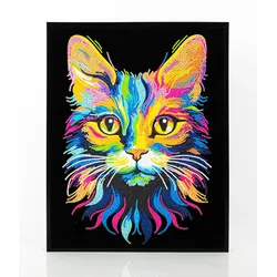 DIAMOND DOTZ - Diamond Painting Neon Katze