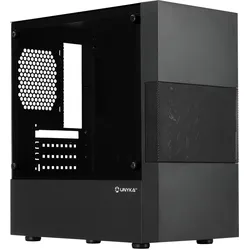 Unykach Aero C25 Micro ATX (ITX, mATX), PC Gehäuse, Schwarz