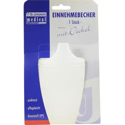 Einnehmebecher M.griff U.deckel 12Mm Milchig 1 ST