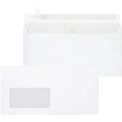 Mailmedia Briefumschläge »Maildigital« DL mit Fenster und Haftklebung - 250 Stück weiß, 22x11 cm