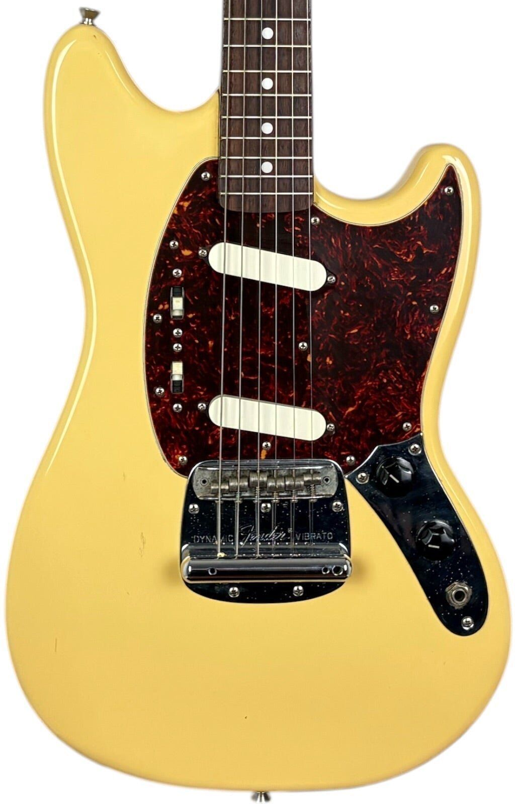 Fender Japan 69 Reissue Mustang 1999-2002 - Vintage White   Vintage White - Refurbished