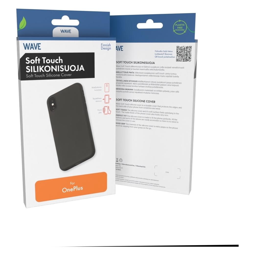 Wave Soft Touch Silicone Case, OnePlus Nord CE4 Lite, black (OnePlus Nord CE 4 Lite) (WAVE-STSC-OP-CE4L-BK)