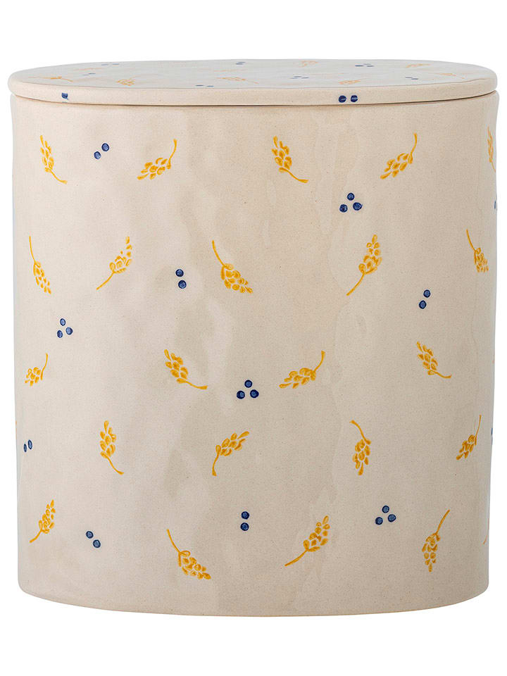 Bloomingville Vorratsdose "Pippine" in Creme - (B)16,5 x (H)19 x (T)9,5 cm - onesize