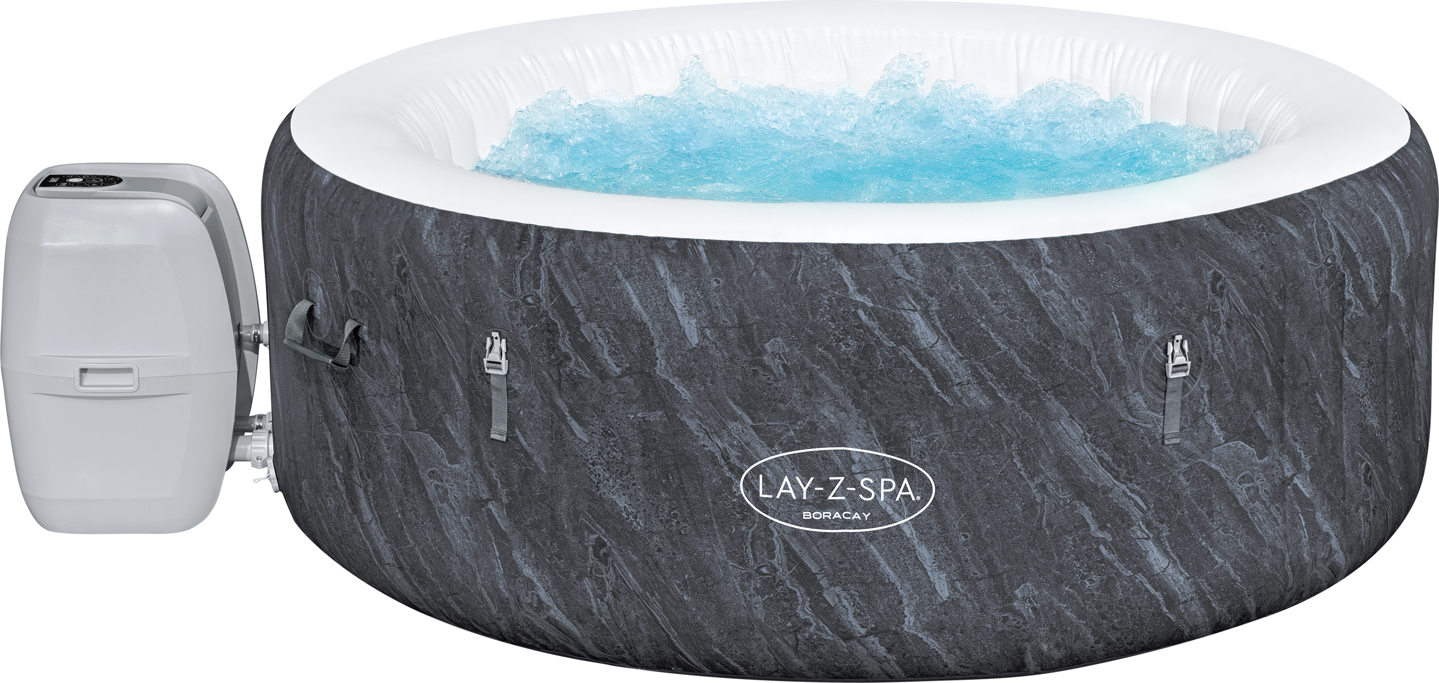 Bestway LAY-Z-SPA WLAN-Whirlpool Boracay AirJet Ø 180 x 66 cm, rund