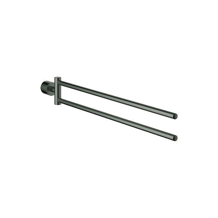 Grohe Atrio Handtuchhalter 40308AL3 hard graphite gebürstet, 2-armig, schwenkbar