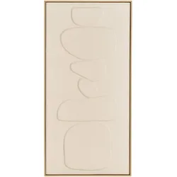 House Nordic Victoria Relief Wanddekoration Beige 60x120 cm, Beige - 60 x 4 x 120 cm, Modell 1