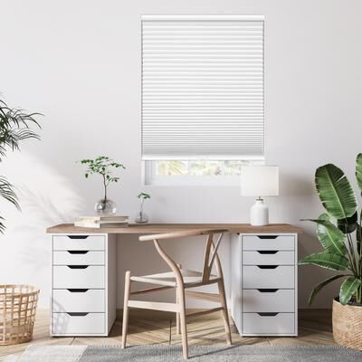 Regal Living 64-inch White Cordless Blackout Cellular Shade