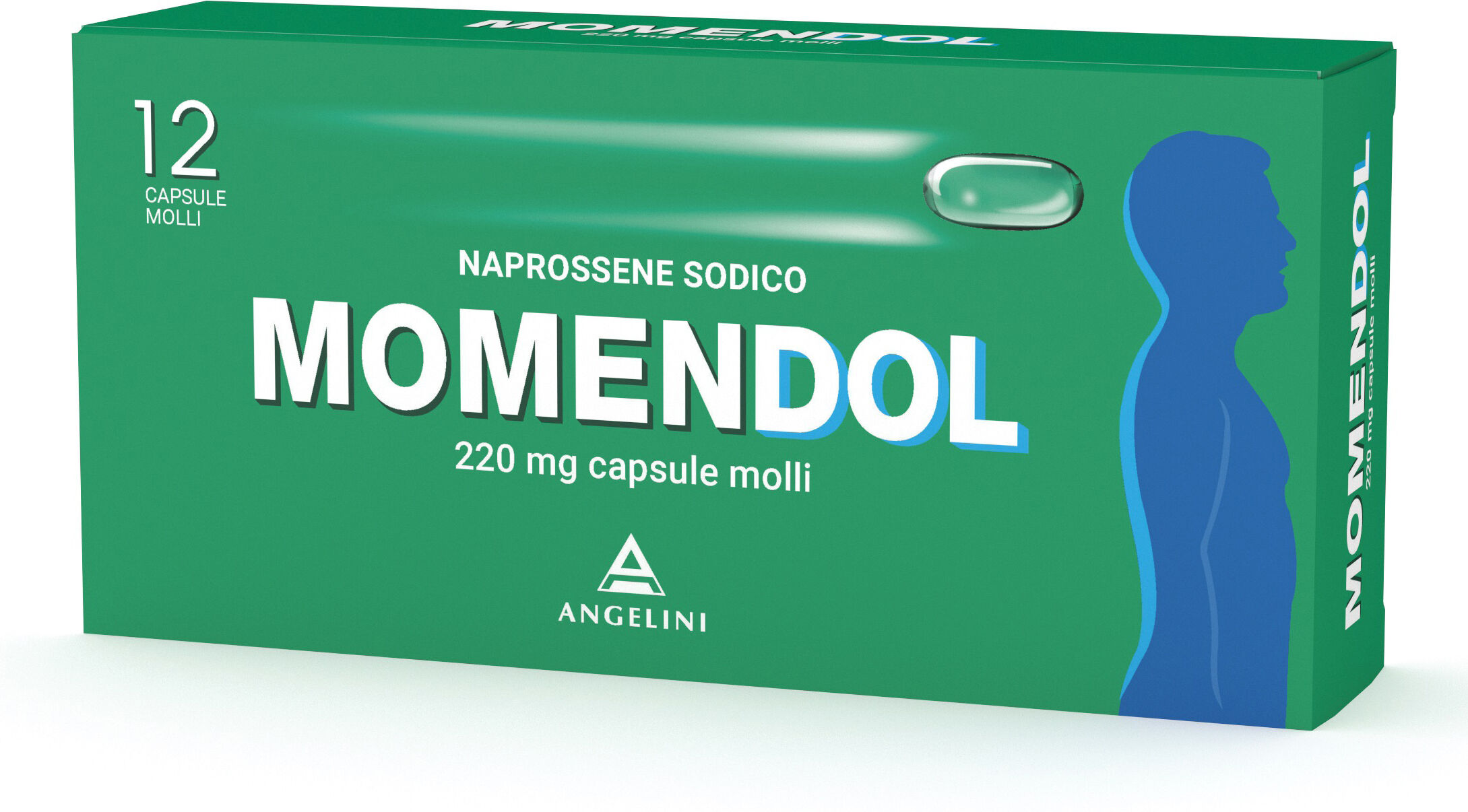 Angelini Pharma Italia Momendol 12 Capsule Molli 220mg