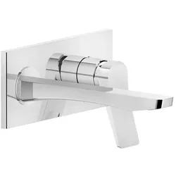 Gessi Rilievo, Fertigmontageset nur für Unterputzkörper, für den Waschtisch-Einhebelmischer, mit Auslauf 215 mm, 59089031, Farbe: Chrom