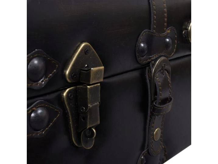 Black Friday  Banc long de rangement - JILL - Meuble d'entrée - marron 111x34x37 cm - BB562
