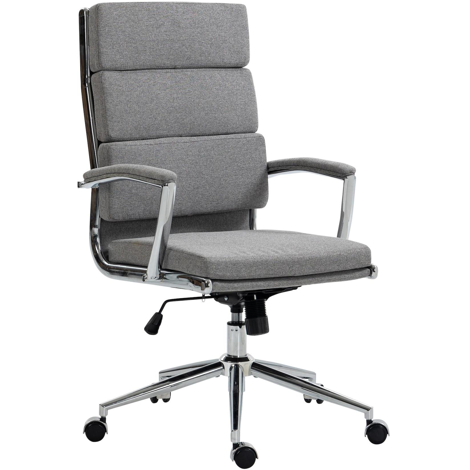 CLP Bürostuhl Cleveland Stoff Farbe: grau, Material: Stoff