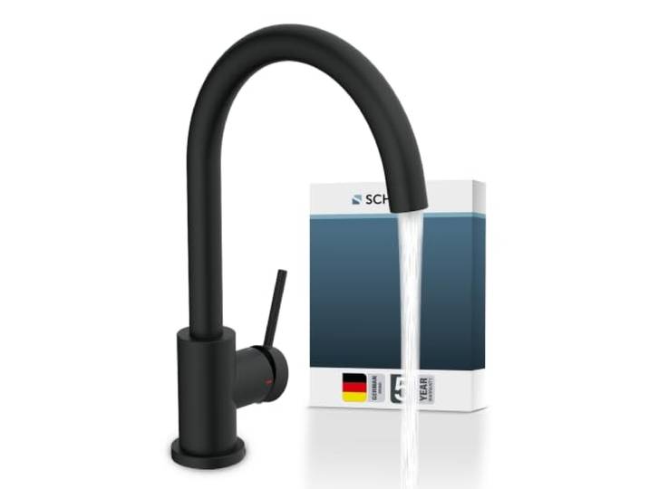 SCHÜTTE Küchenarmatur Cornwall, Schwarz matt