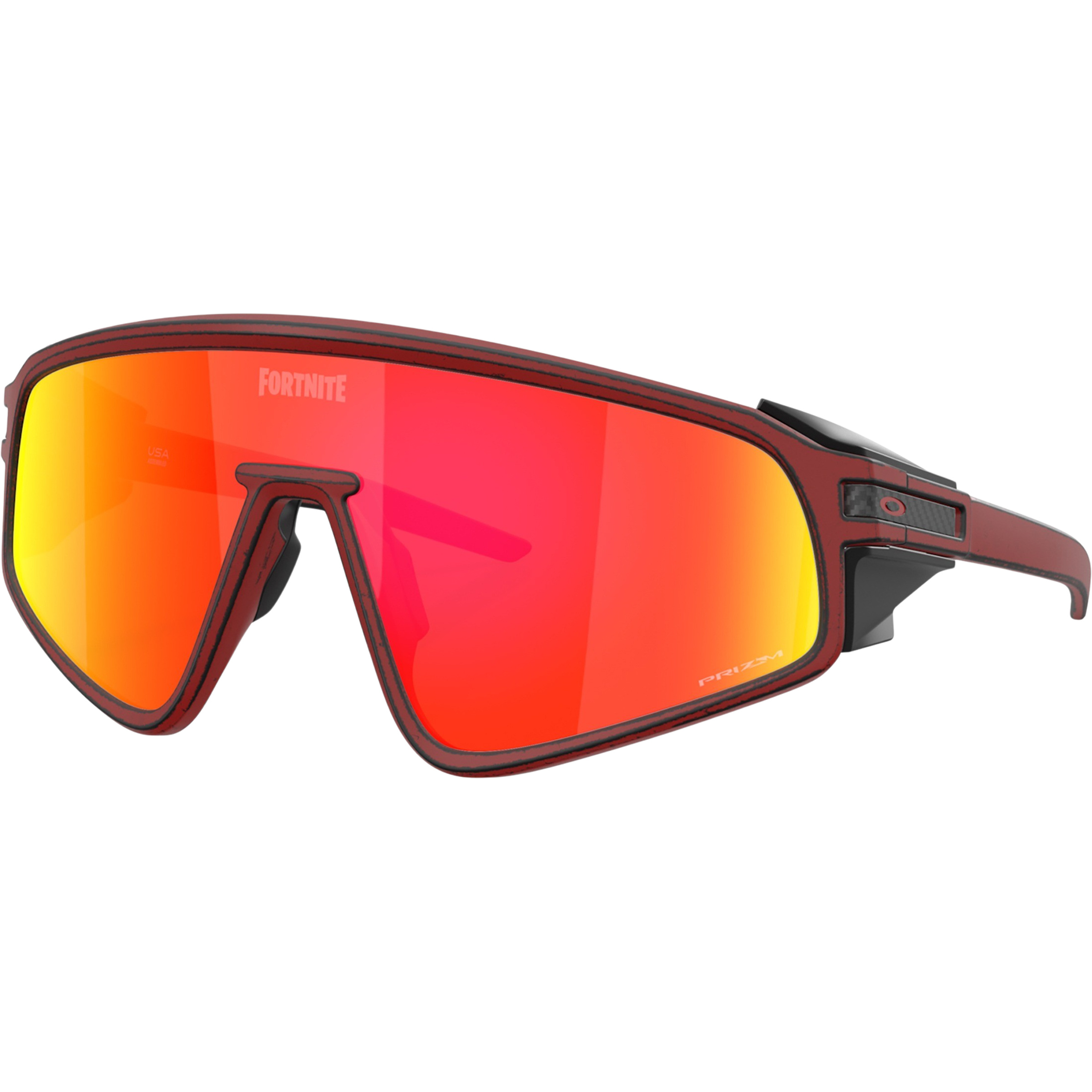 Oakley Latch Panel Sportbrille Sportbrillen & Sportsonnenbrillen rot Mountainbike | Rennrad | Lifestyle