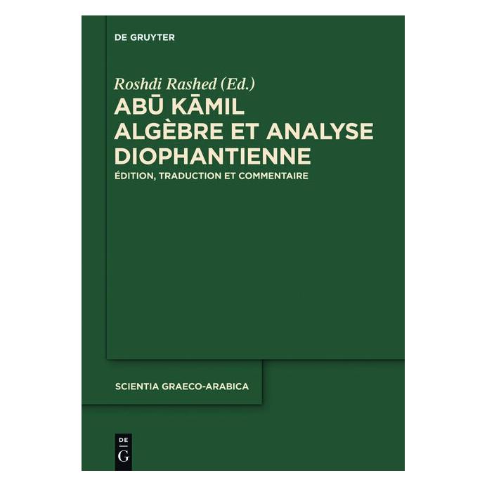 De Gruyter Abu Kamil (Französisch, Hardcover, Roshdi Rashed) (39025697)