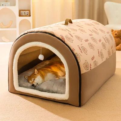Pet Hub Warm Winter Dog House Mat   Detachable Washable Bed For Medium Large Dogs XL