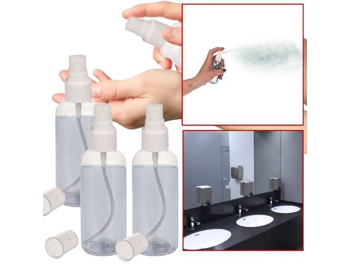 3er-Set Zerstäuberflasche, 100 ml