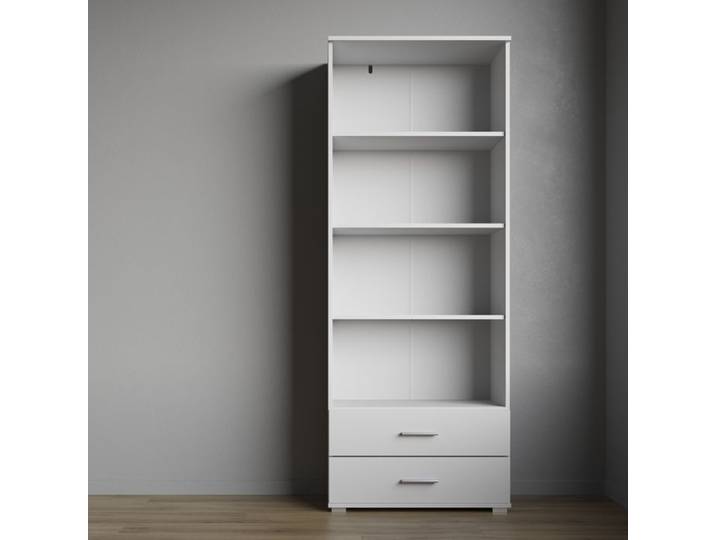 Systeme d etageres Komodee FAUSKE REG4 Tiroirs Blanc Blanc 34 x 69 x 180 cm