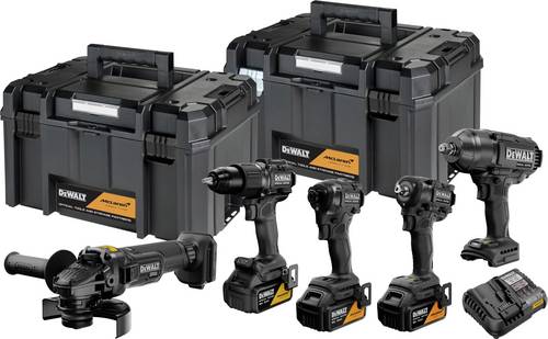 DEWALT DCK5222MP3T-QW -Akku-Schlagschrauber, Akku-Schlagbohrschrauber, Akku-Winkelschleifer