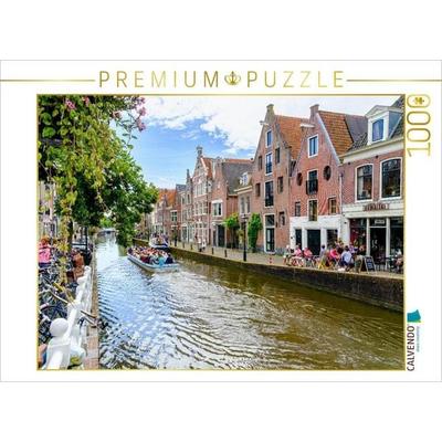 CALVENDO Puzzle Alkmaar Gracht | 1000 Teile Lege-Größe 64x48cm Foto-Puzzle für glückliche Stunden