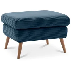 Exxpo by Gala Hocker Scandi Cord Blau Navy