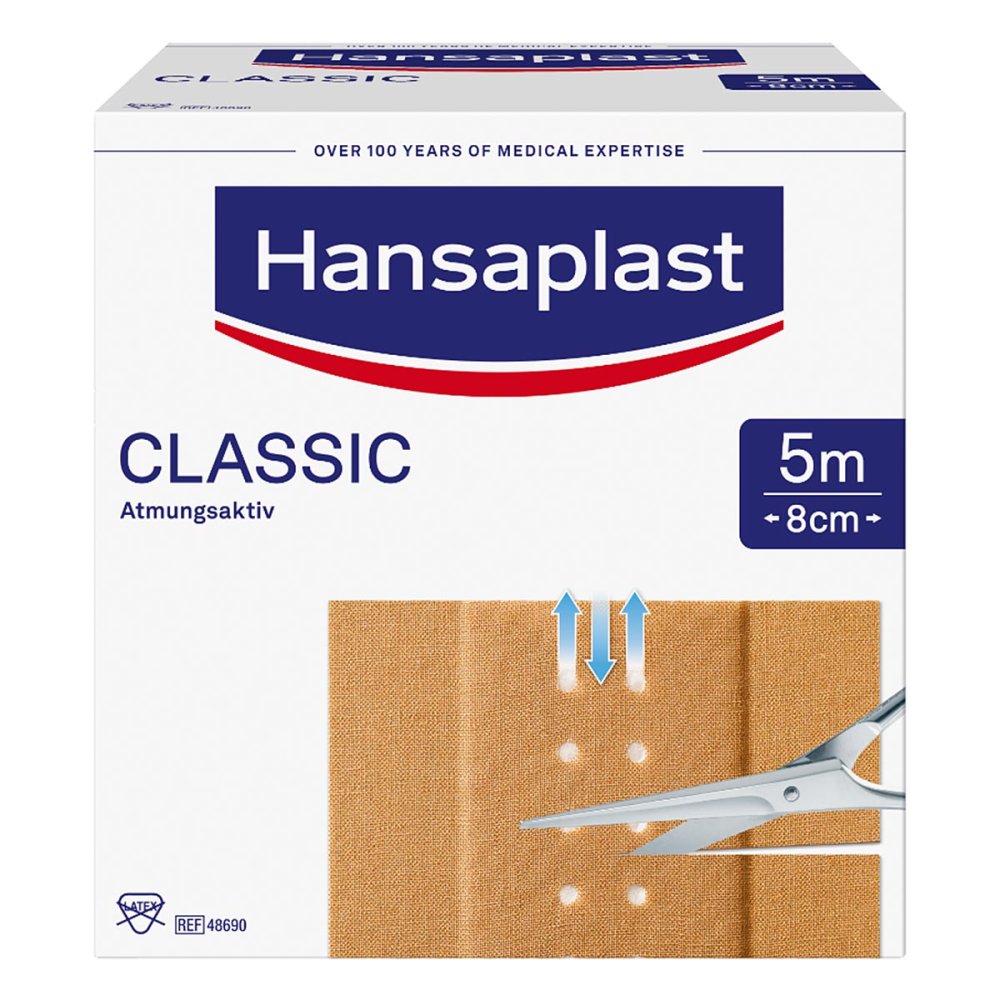 Beiersdorf AG Hansaplast Classic Pflaster 5mx8cm 07577582