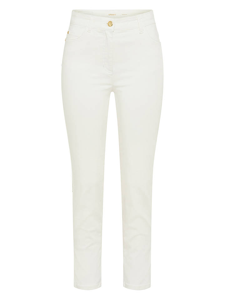 Olsen Hose in Creme - 36