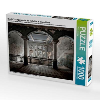 CALVENDO Puzzle 'Beelitz' - Eingangshalle der Heilstätte in Deutschland | 1000 Teile Lege-Größe 64x48cm Foto-Puzzle für glückliche Stunden