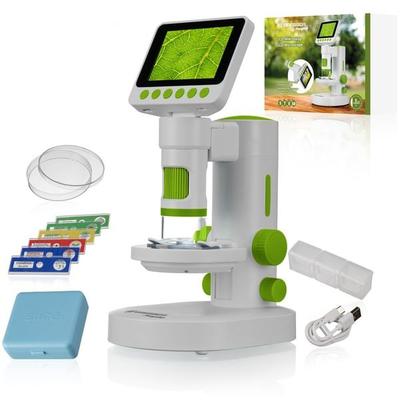 Bresser Junior 15024 - LCD-Mikroskop Digital als Tisch- oder Handmikroskop
