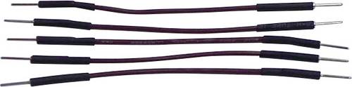 TRU Components Jumper-Kabel [1x Drahtbrücken-Stecker - 1x Drahtbrücken-Stecker] 2.00m Blau