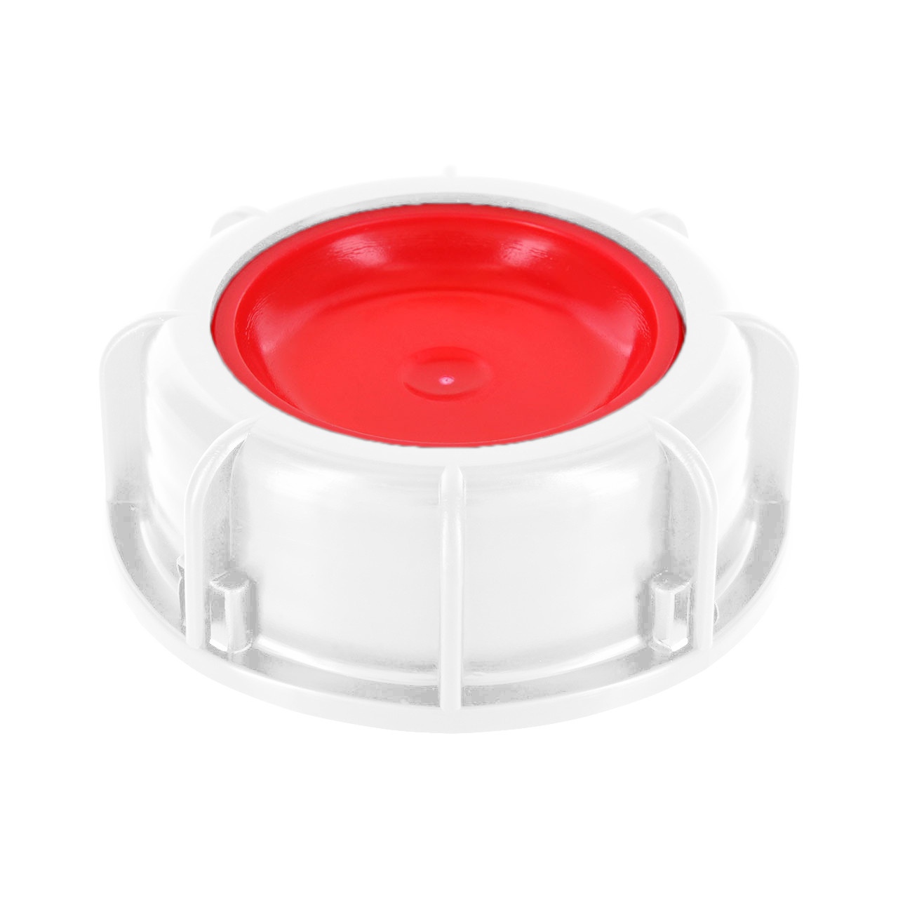 SCHÜTZ IBC 2" BSP Schraubkappe 3-tlg. (Grau/Rote PE-Scheibe) 510939