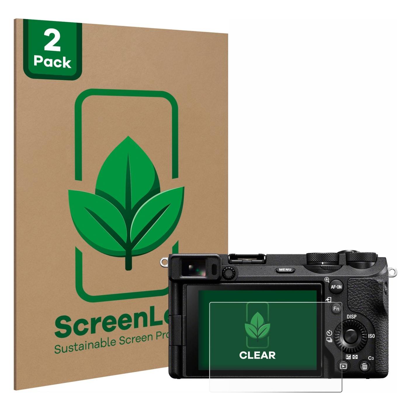 ScreenLeaf Schutzfolie für Sony Alpha 6700 Displayschutz Display Schutz Folie Klar Transparent (6149741)