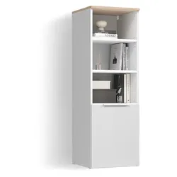 UNIVERSALSCHRANK Piave Weiß/Sonoma mit einer Tür